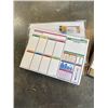 Image 3 : 6 NEW 2PACK SOFT MAGNETIC FRIDGE CALENDAR SETS WITH MARKERS