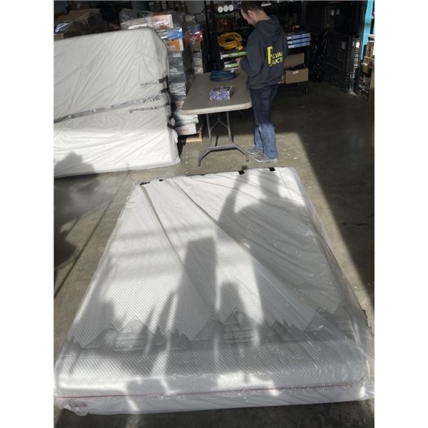 AS NEW QUEENSIZE DOUGLAS ALPINE MATTRESS