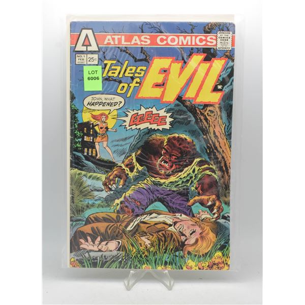 1975 ATLAS COMICS TALES OF EVIL #1