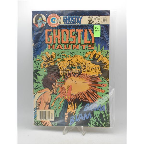 1978 CHARLTON COMICS GHOSTLY HAUNTS #58