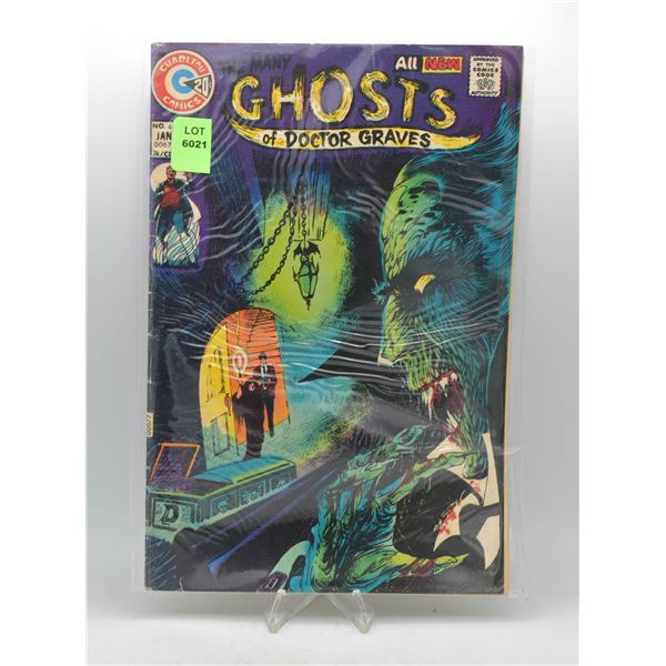 1974 CHARLTON COMICS MANY GHOSTS OF DOCTOR