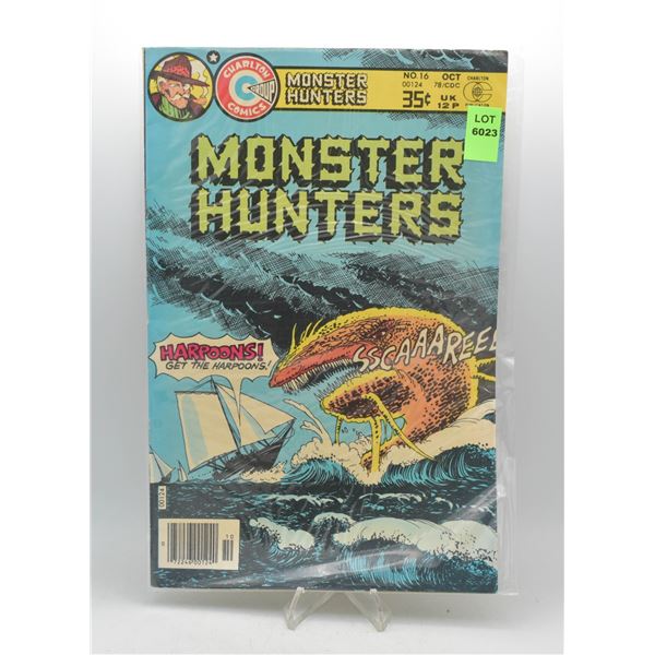1978 CHARLTON COMICS MONSTER HUNTERS #16