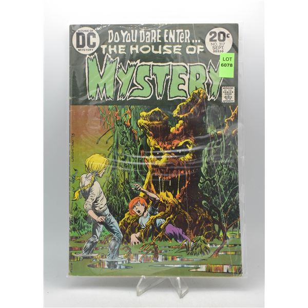 1973 DC THE HOUSE OF MYSTERY #217