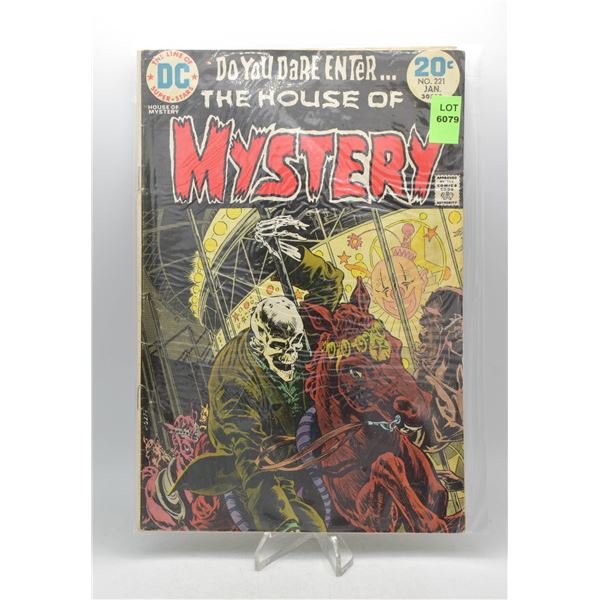 1974 DC THE HOUSE OF MYSTERY #221
