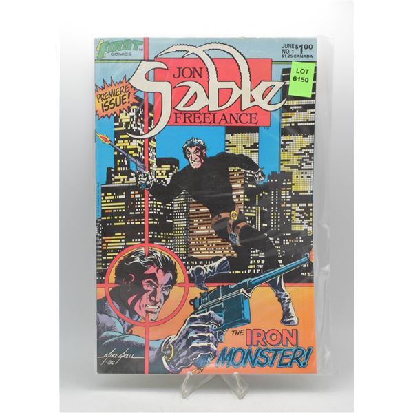 1982 FIRST COMICS JON SABLE FREELANCE #1