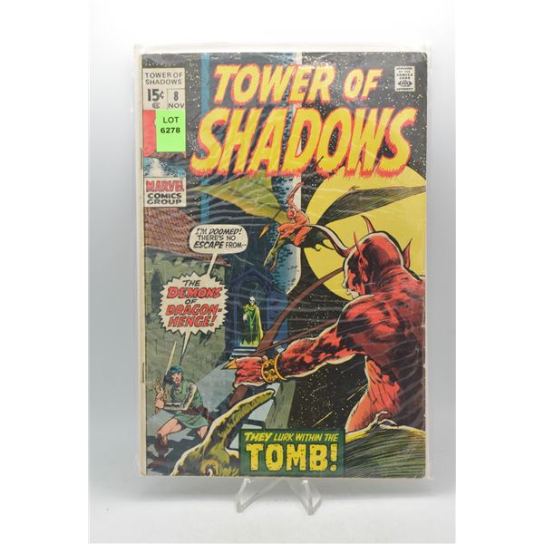 1970 MARVEL TOWER OF SHADOWS #8