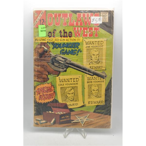 1966 CHARLTON PUBLISHERS OUTLAWS OF THE WEST #60