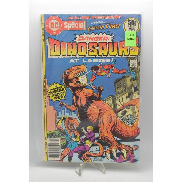 1977 DC DANGER: DINOUSAURS AT LARGE #27