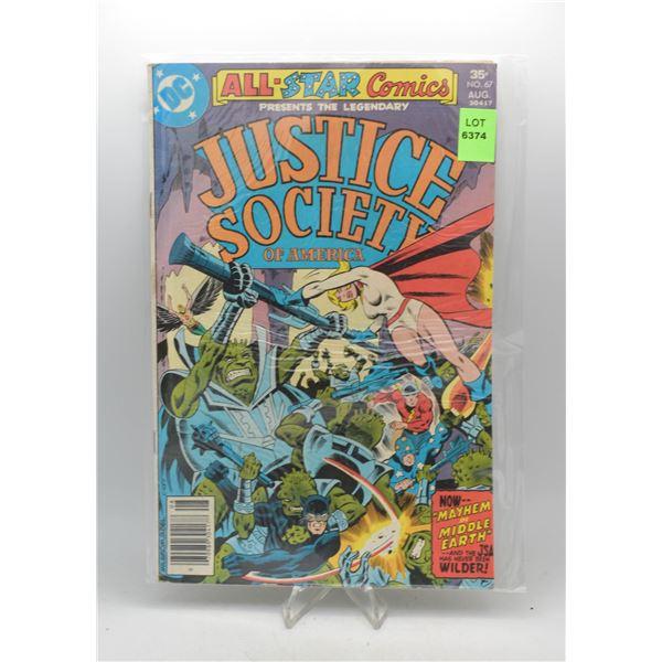 1977 DC JUSTICE SOCIETY OF AMERICA #67