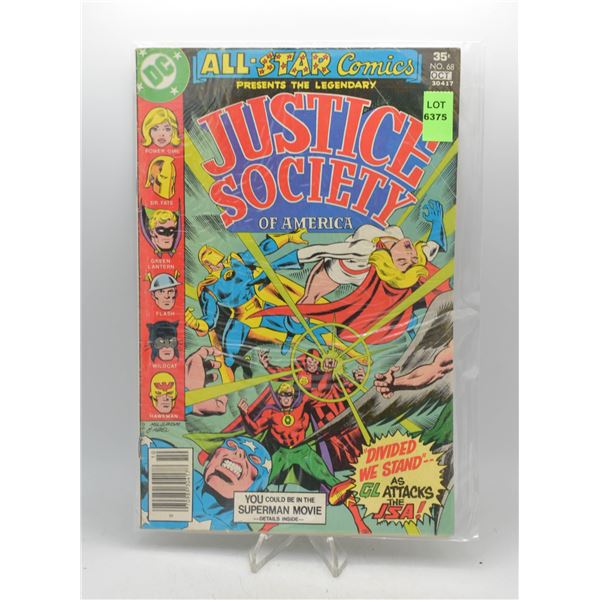 1977 DC JUSTICE SOCIETY OF AMERICA #68