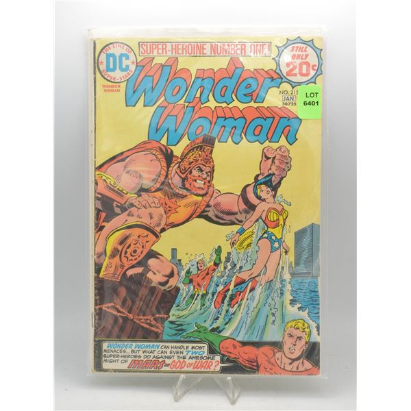 1974/75 DC SUPER-HEROINE NUMBER ONE WONDER WOMAN