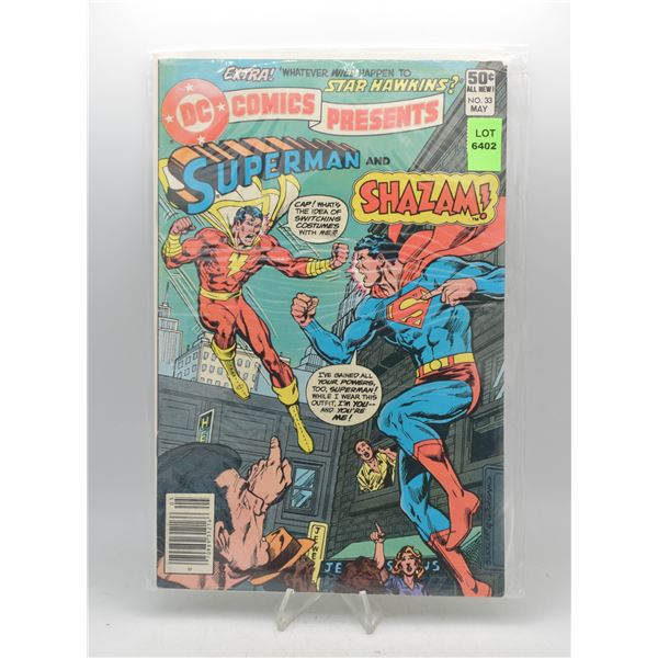 1981 DC SUPERMAN AND SHAZAM #33
