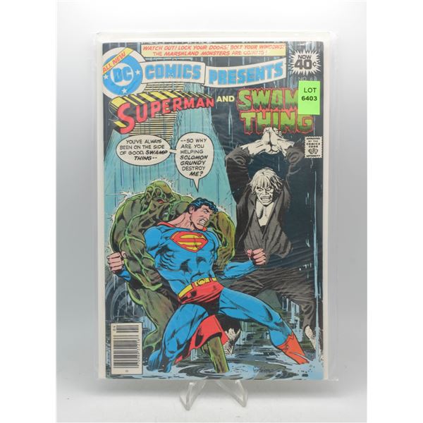1979 DC SUPERMAN AND SWAMP THING #8