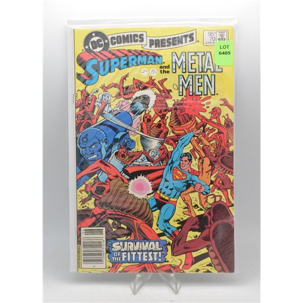 1984 DC SUPERMAN AND THE METAL MEN #70