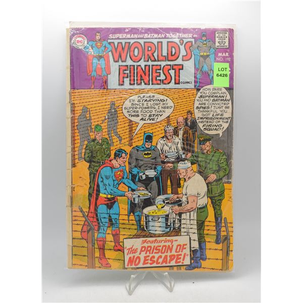 1970 DC WORLDS FINEST #192