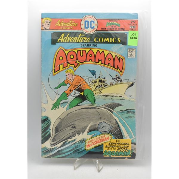 1976 DC - ADVENTURE COMICS AQUAMAN THE DOLPHIN
