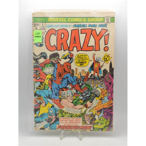 1972 MARVEL CRAZY #1