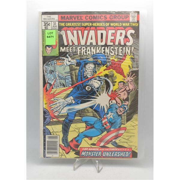 1978 MARVEL INVADERS MEET FRANKENSTEIN #31