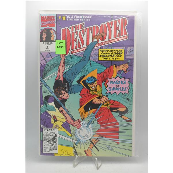 1991 MARVEL THE DESTROYER MASTER OF SINANJU #1