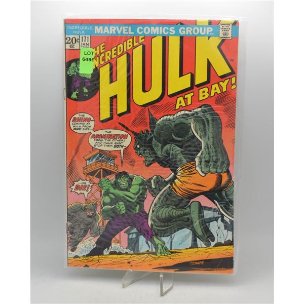1974 MARVEL INCREDIBLE HULK #171