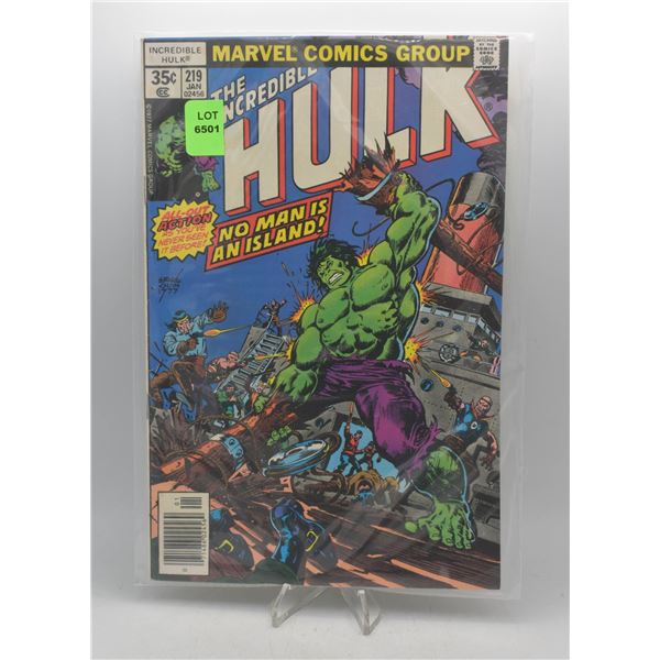 1977 MARVEL INCREDIBLE HULK #219