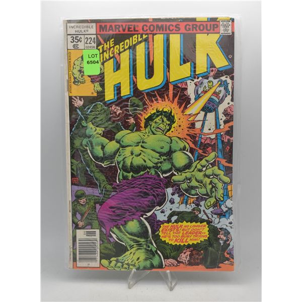 1978 MARVEL INCREDIBLE HULK #224