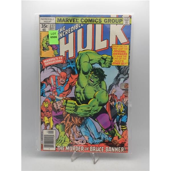 1978 MARVEL THE INCREDIBLE HULK #227