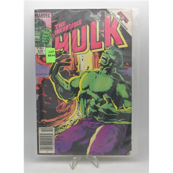 1985 MARVEL INCREDIBLE HULK #312