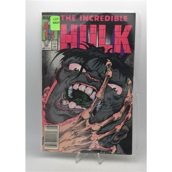 1989 MARVEL THE INCREDIBLE HULK #358