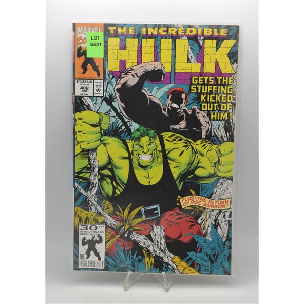 1992 MARVEL THE INCREDIBLE HULK #402