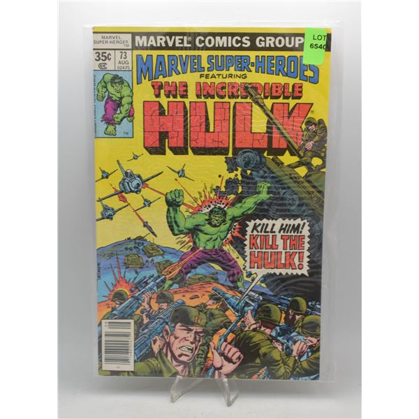 1978 MARVEL MARVEL SUPER-HEROES FEATURING THE