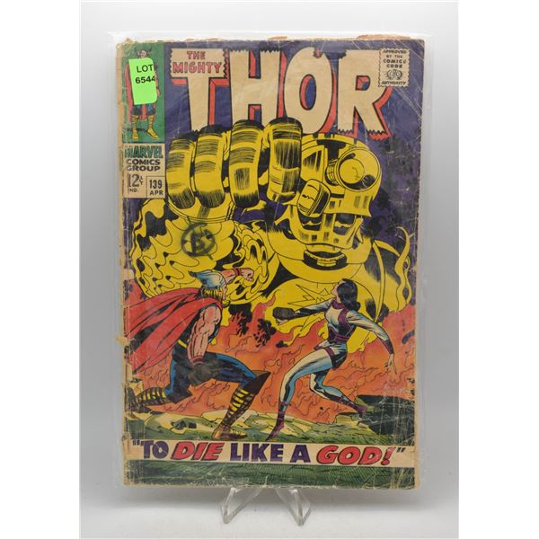 1966 MARVEL MIGHTY THOR TO DIE LIKE A GOD #139