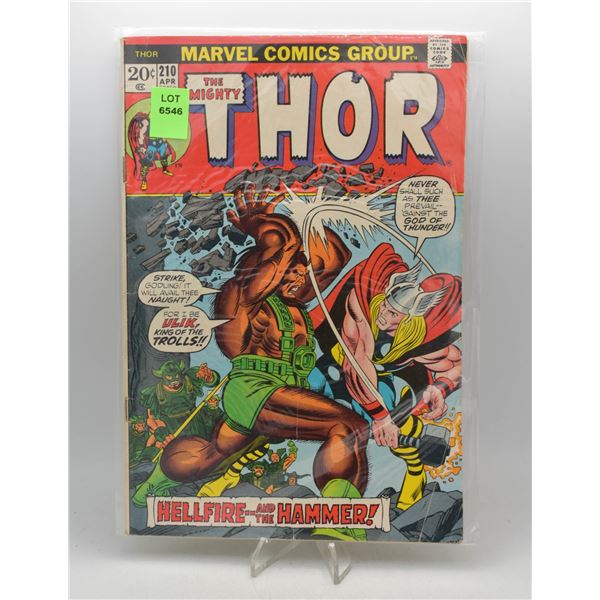 1972 MARVEL THE MIGHTY THOR #210