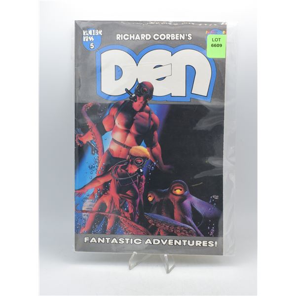 1989 FANTAGOR PRESS DEN FANTASTIC ADVENTURES #5