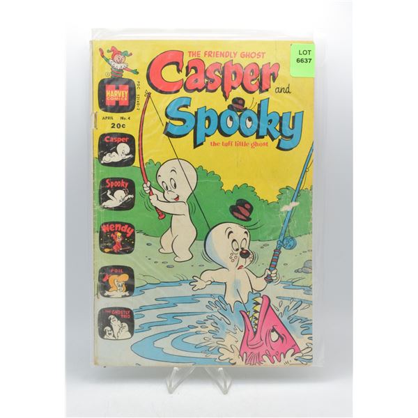 1973 HARVEY COMICS CASPER AND SPOOKY #4
