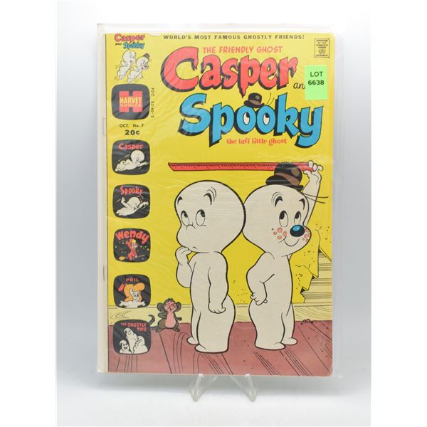 1973 HARVEY COMICS CASPER AND SPOOKY #7