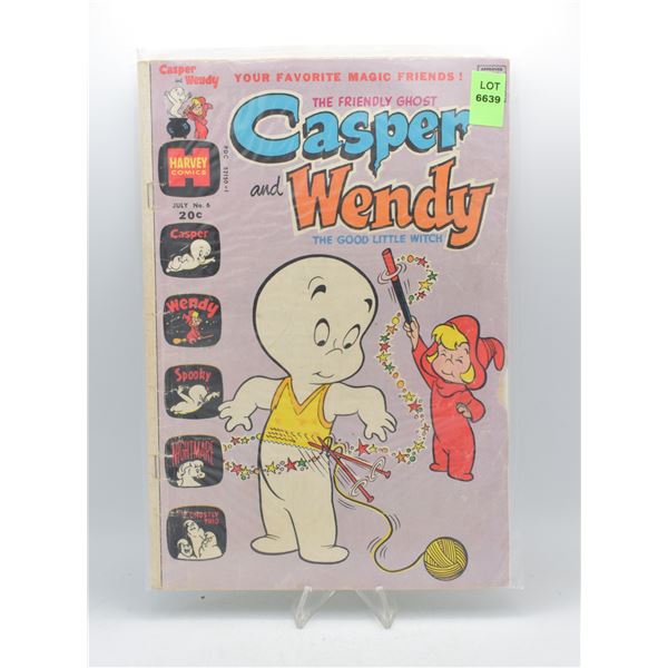 1973 HARVEY COMICS CASPER AND WENDY #6