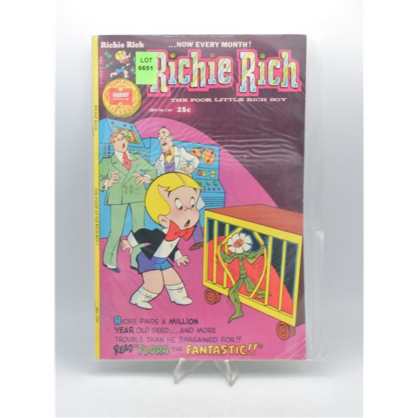 1975 HARVEY COMICS RICHIE RICH #134
