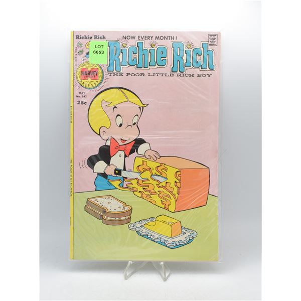 1976 HARVEY COMICS RICHIE RICH #142