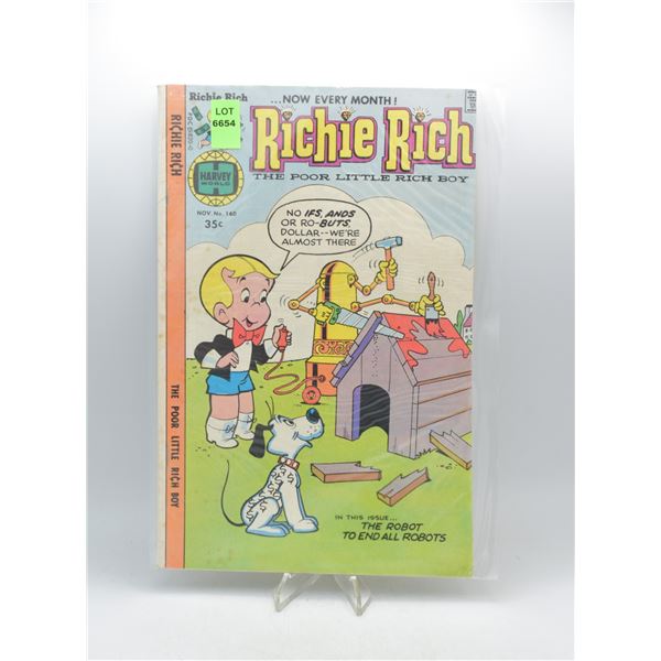 1977 HARVEY COMICS RICHIE RICH #160