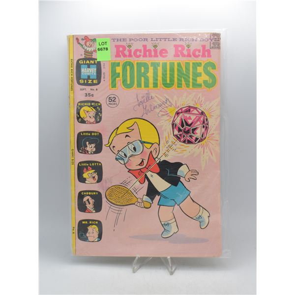 1972 HARVEY COMICS RICHIE RICH FORTUNES #6