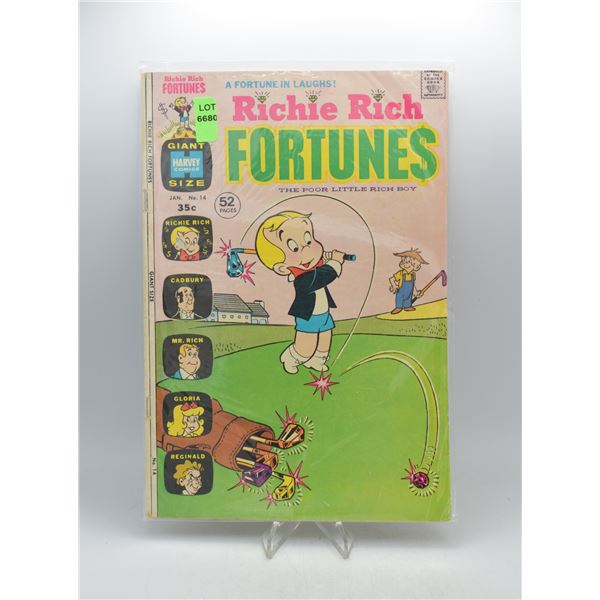 1974 HARVEY COMICS RICHIE RICH FORTUNES #14