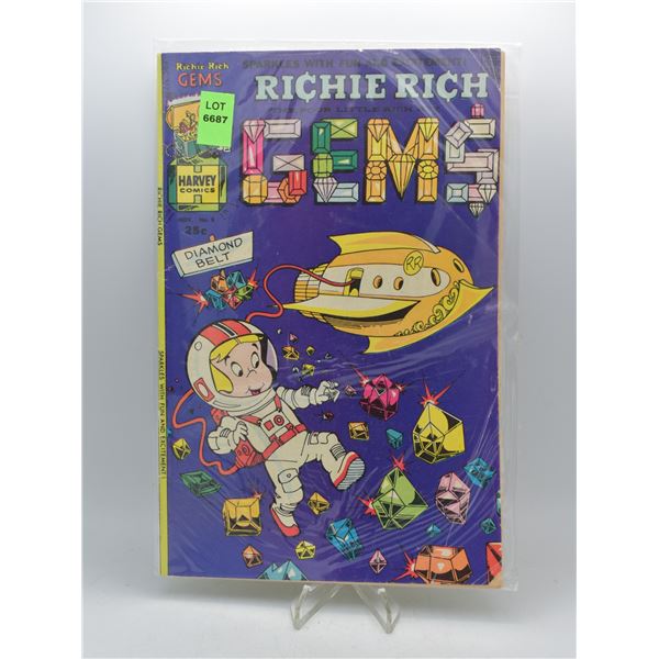 1975 HARVEY COMICS RICHIE RICH GEMS #8