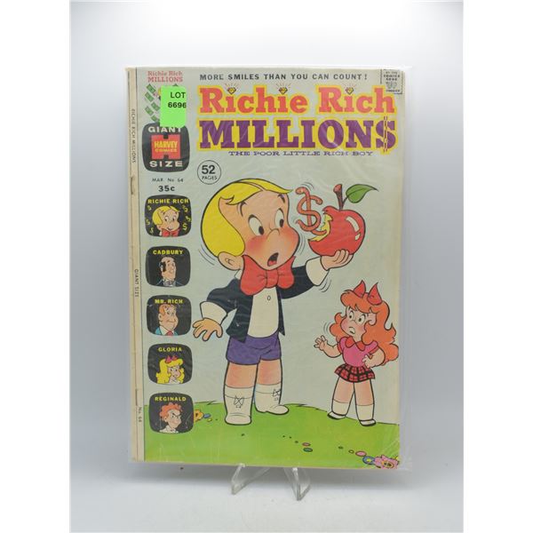 1974 HARVEY COMICS RICHIE RICH MILLIONS #64