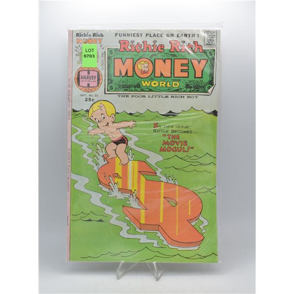 1976 HARVEY COMICS RICHIE RICH MONEY WORLD #25