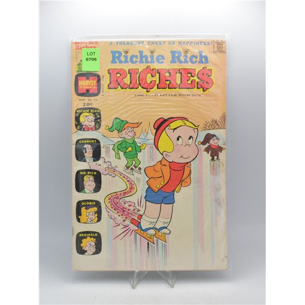 1974 HARVEY COMICS RICHIE RICH RICHES #11