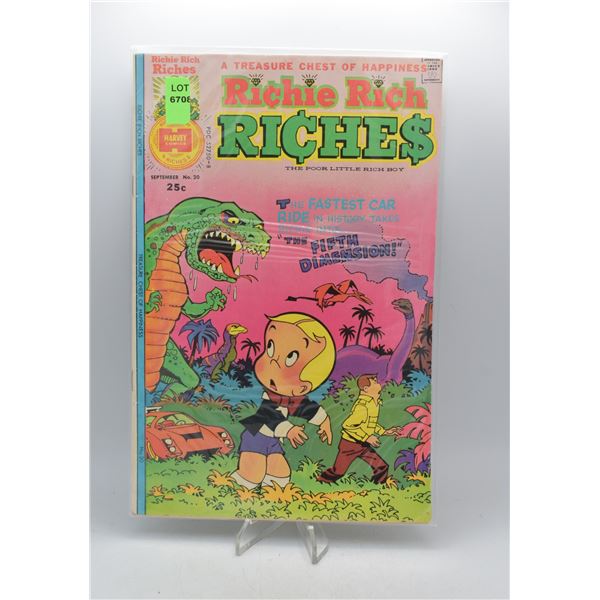 1975 HARVEY COMICS RICHIE RICH RICHES #20