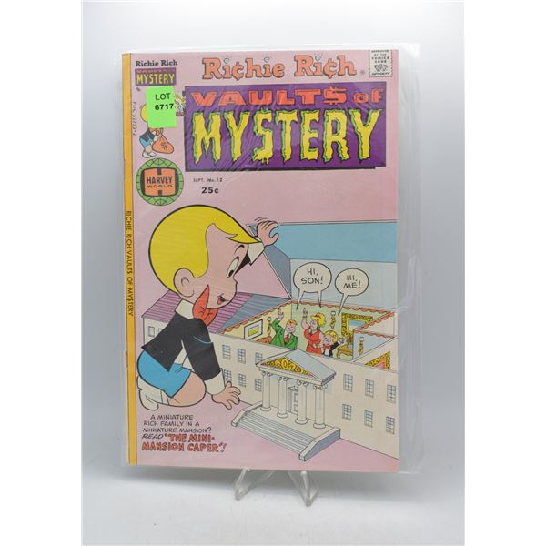 1976 HARVEY COMICS RICHIE RICH VAULTS OF