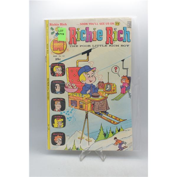 1975 HARVEY COMICS RICKIE RICH #131