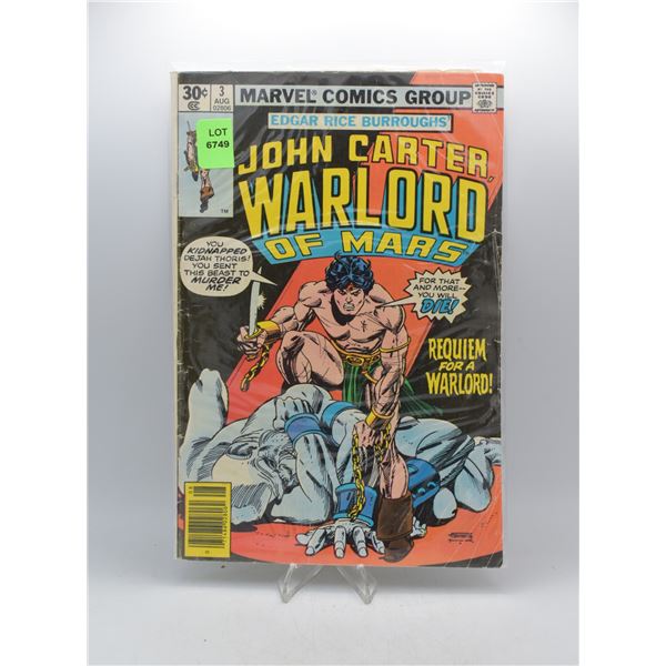 1977 MARVEL JOHN CARTER WARLORD OF MARS #3